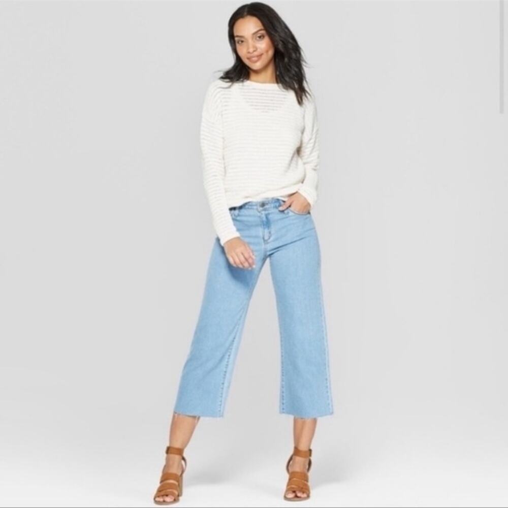 Universal Thread High Rise Wide Leg Crop size 14